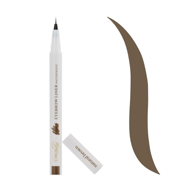 Cariocă de sprâncene ChromArt Eyebrow Liner – Natural Brown